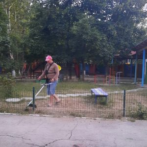 Salubrizarea teritoriului aferent și adiacent Grădiniței nr.227